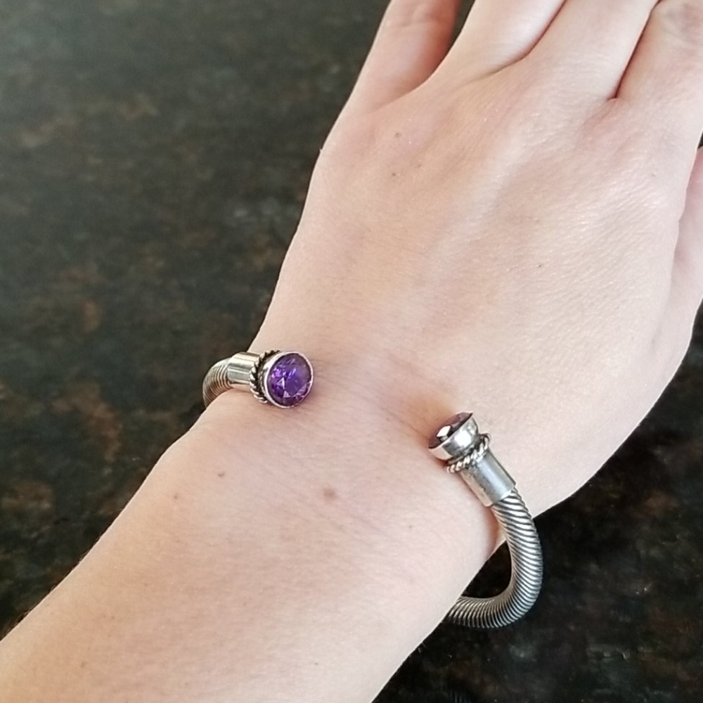 Sterling cuff bracelet